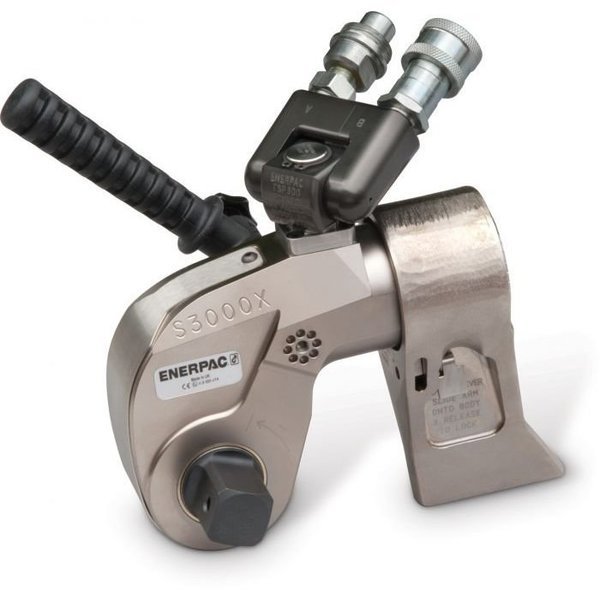 Hydraulic Torque Wrench With Pro Series Swivel, 3225 Ft Lbs Torque, 1 In Square Drive, Enerpac, Mfr#: S3000PX